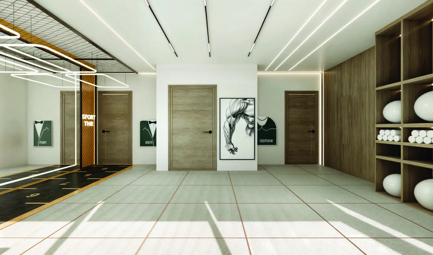 Interior at Zyra Vista Residence in Dubai International City Dubai
